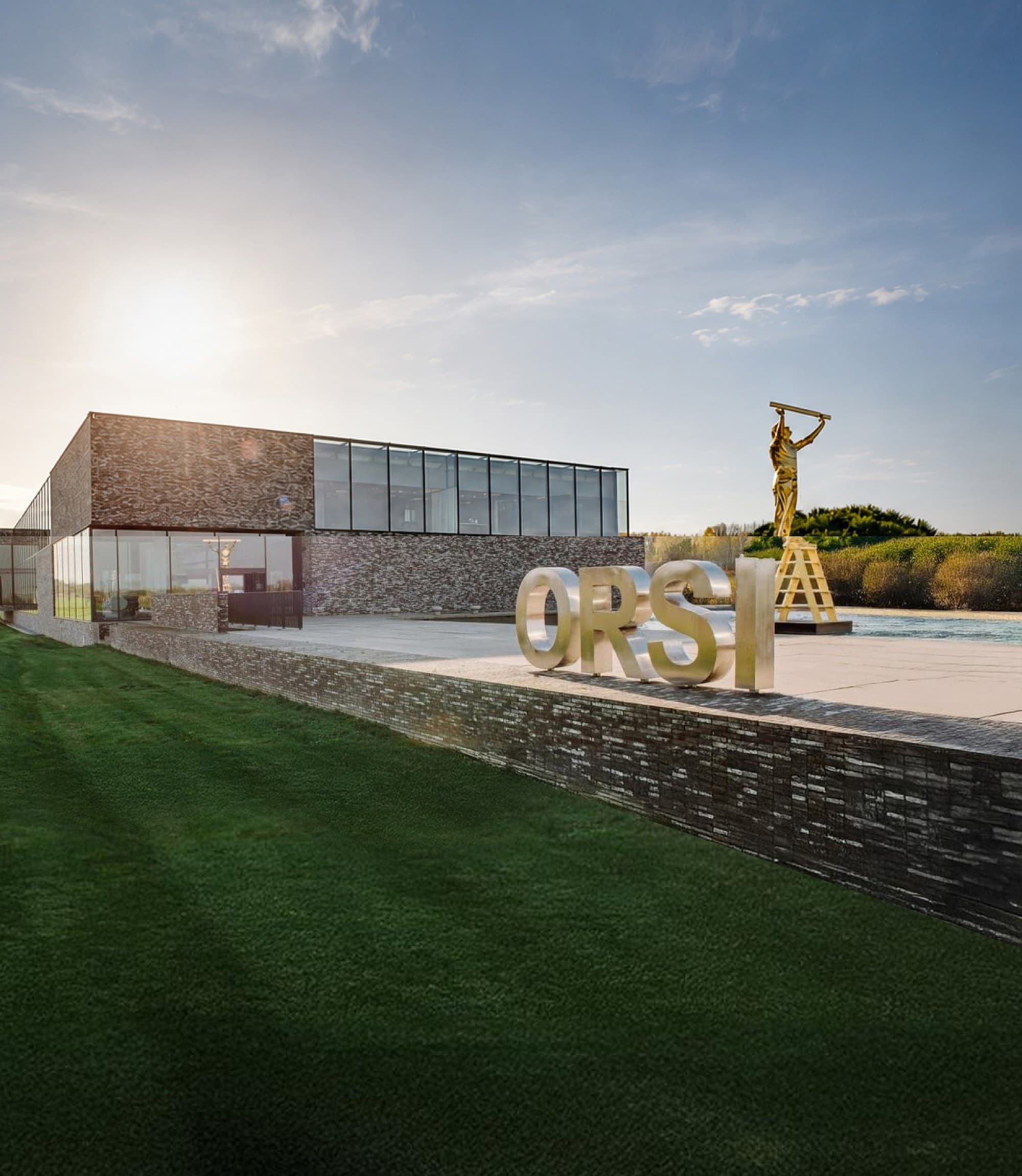 Orsi Academy building in Melle, Belgium